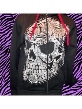 Iron Fist Men's Black and Multi Hoody